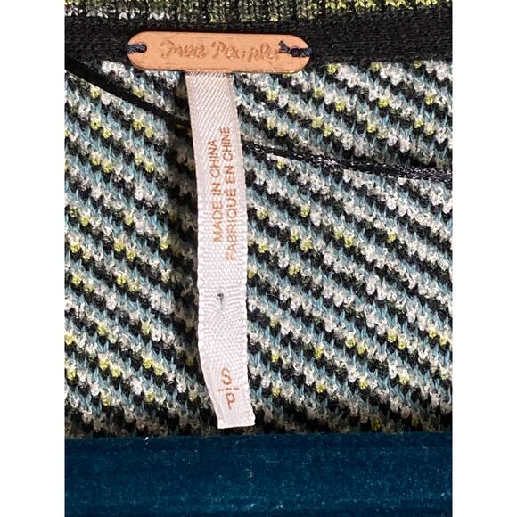 Free People McGregor Plaid Green Tea Sweater Cardigan - Picture 8 of 9